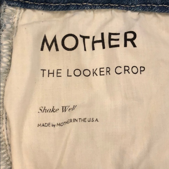MOTHER The Looker Crop Shake Well Jean NWT - Picture 8 of 12